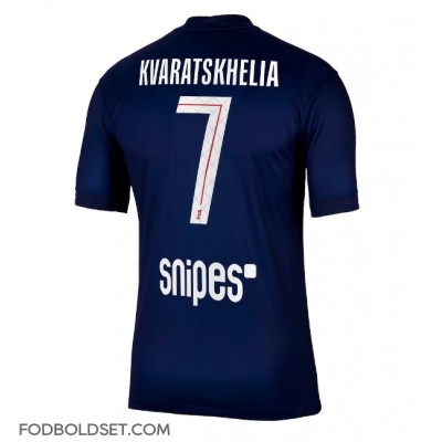 Paris Saint-Germain Khvicha Kvaratskhelia #7 Hjemmebanetrøje 2025-26 Kortærmet Paris Saint-Germain Khvicha Kvaratskhelia #7 Hjemmebanetrøje 2025-26 Kortærmet